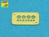 Aber 35L-199 Armament for British WWI Medium Tank Mk.A Whippet 8mm Hotchkiss m.1909 x 4pcs. (1:35)